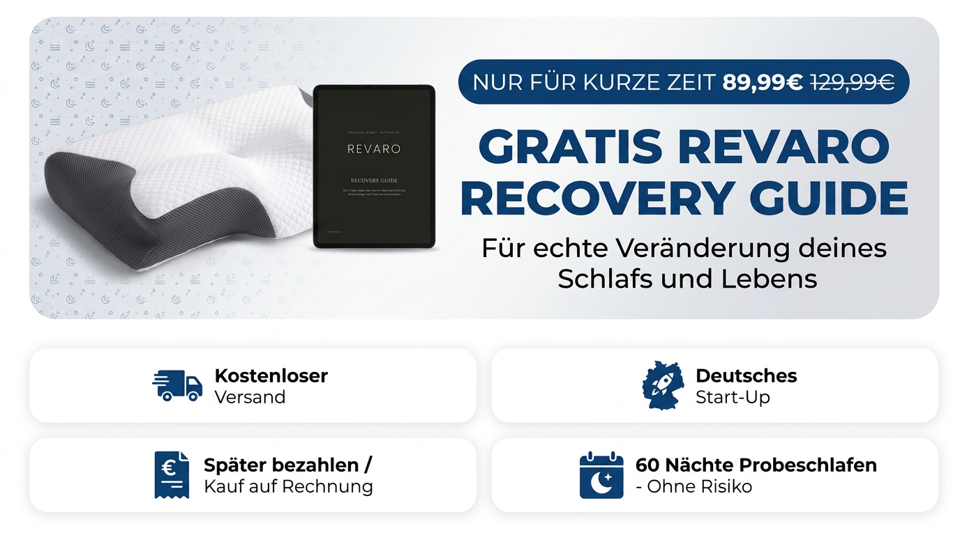 Revaro Recovery Set: Kissen mit gratis Recovery Guide, 89,99 € statt 129,99 €